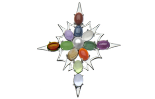 View large image of StarCross pendant or pin in new window